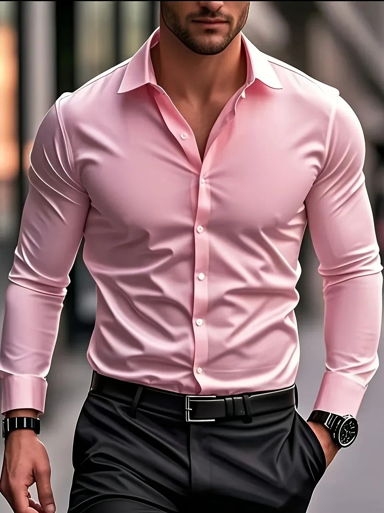 Camisa Élégante Valmont — Distinción sin esfuerzo | Blanco