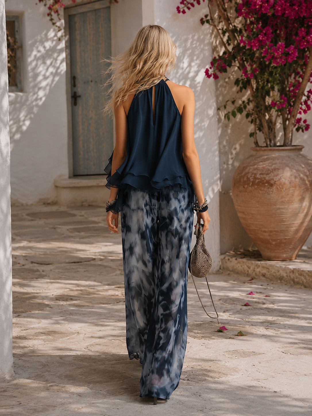 Serena Valmont — Conjunto Elegante en Chiffon | Marbella