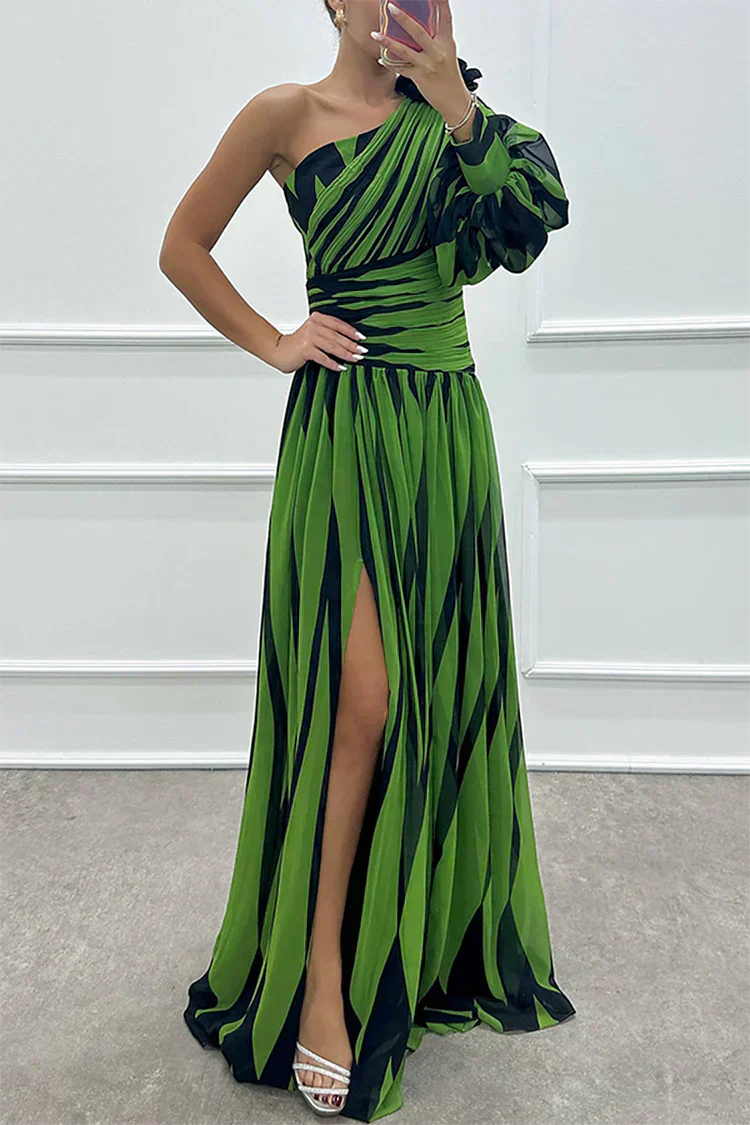 Vestido Maxi Hazel Valmont — Elegancia irresistible | Verde