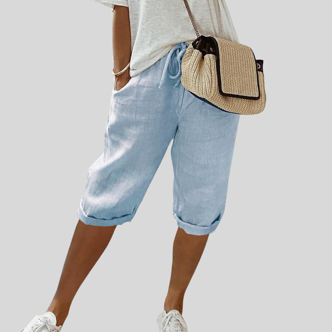 Shorts Short Fluide Confort Élégant Valmont — libertad con corte impecable | Short Fluide Confort Élégant