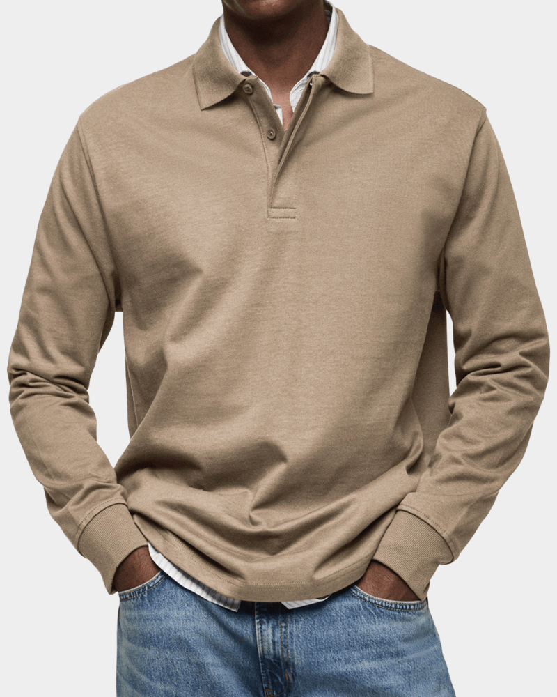 Polo Henri Valmont — Clásico Manga Larga Premium | 10 Colores