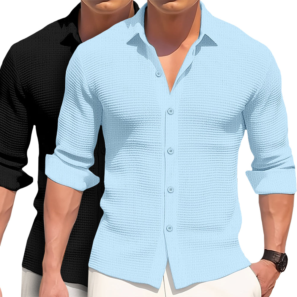 Camisa Coton Valmont — Distinción sin esfuerzo | Blanco