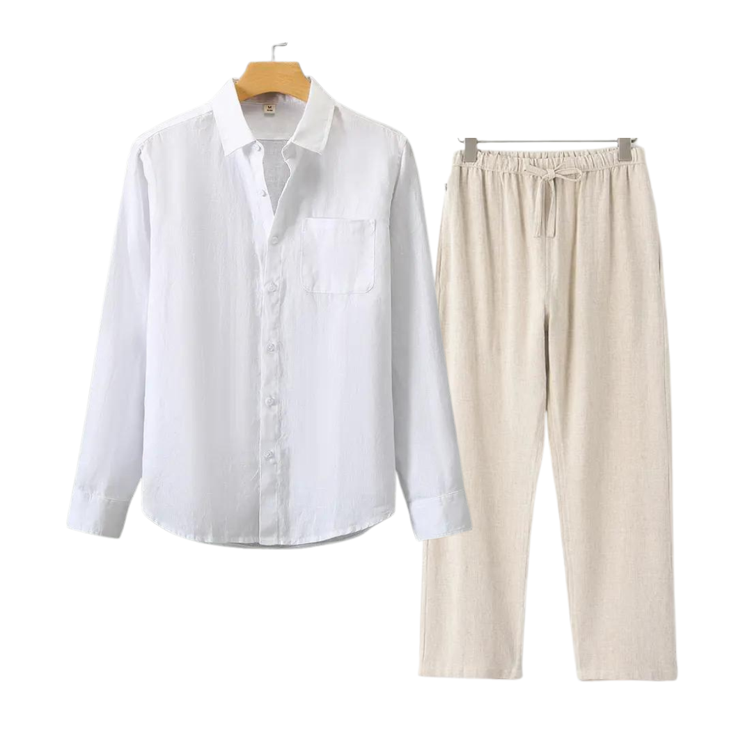 Conjunto Linge Valmont — Distinción sin esfuerzo | Beige