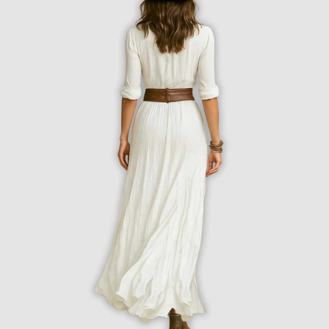 Ida Valmont — Vestido Maxi Boho | Libertad 2026