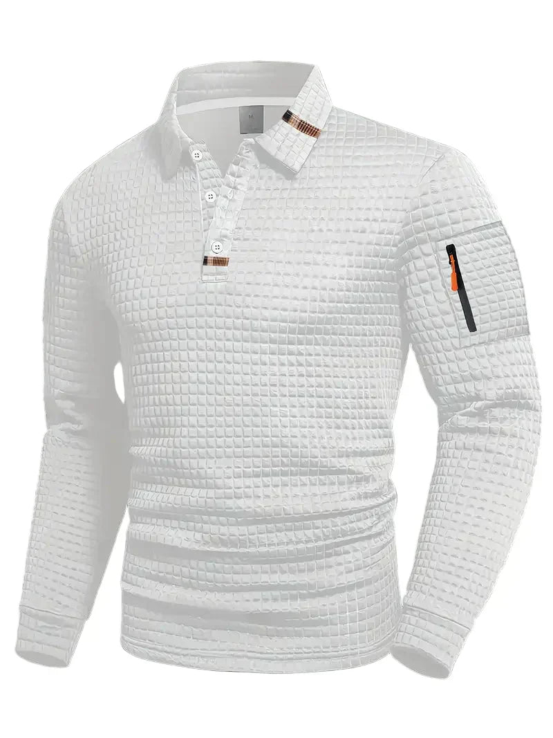 Polo Luxe Valmont — Distinción sin esfuerzo | Azul