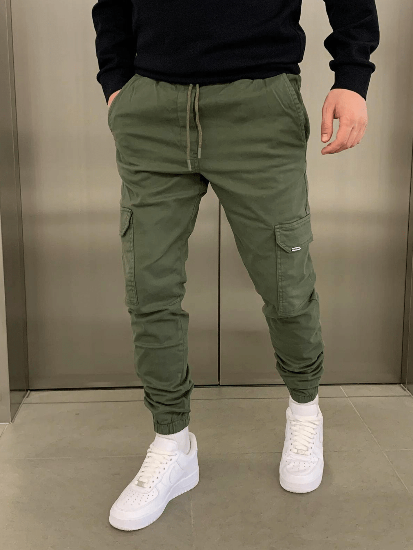 Pantalón Cargo Valmont — Distinción sin esfuerzo | Verde