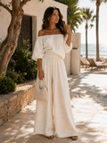 Arabella Valmont — Conjunto Efecto Lino Exclusivo | Marbella