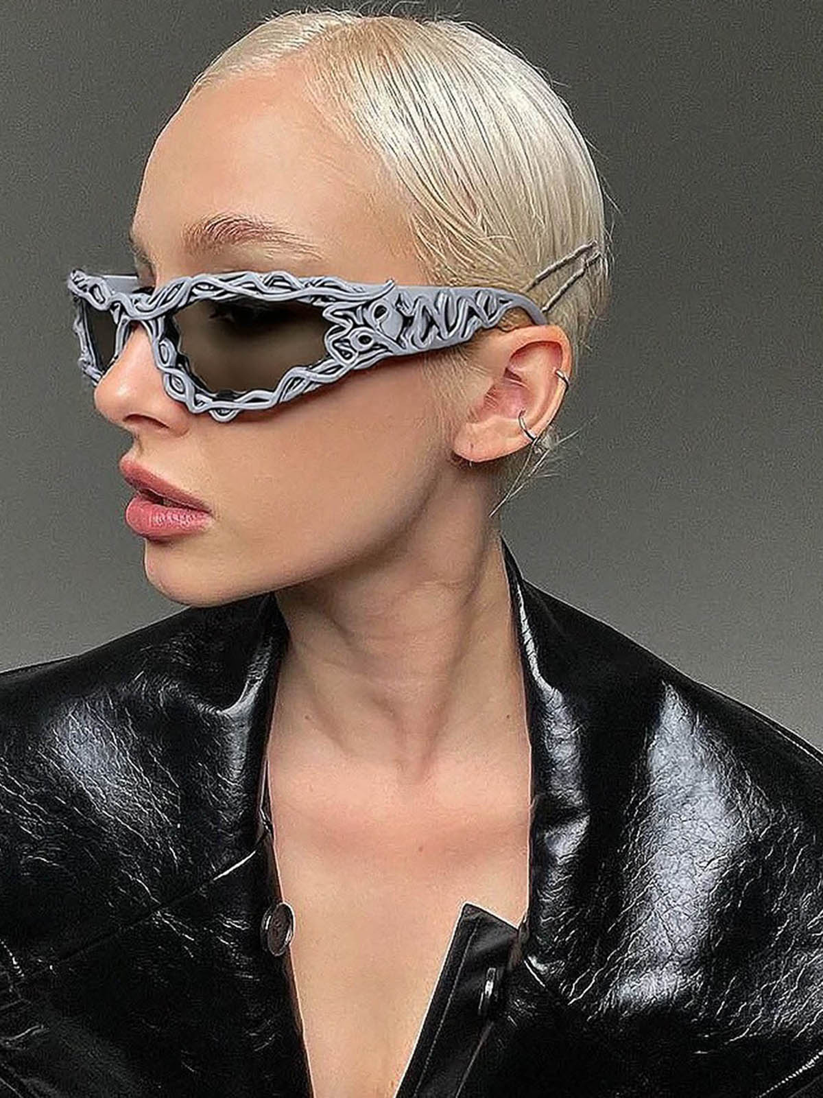 Gafas Futuristic Punk Valmont — Actitud irresistible | Negro