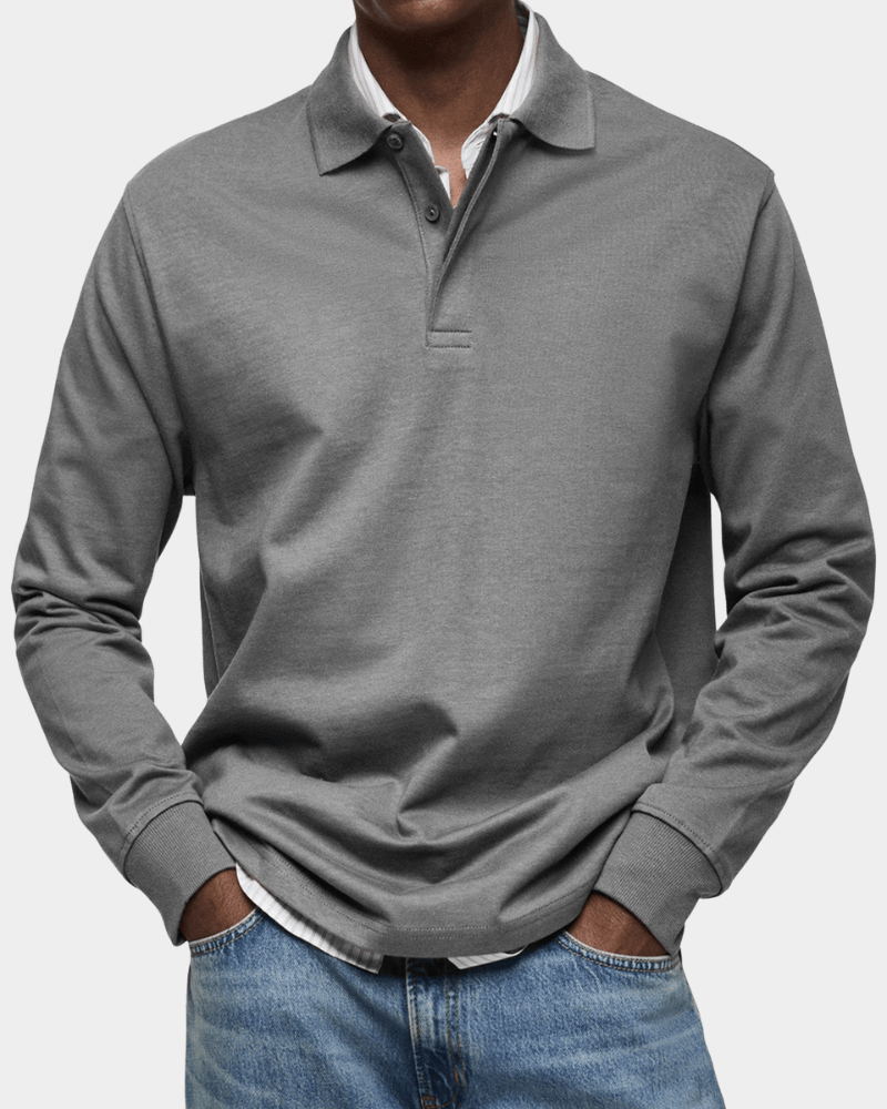 Polo Henri Valmont — Clásico Manga Larga Premium | 10 Colores