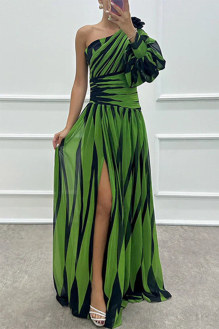 Vestido Maxi Hazel Valmont — Elegancia irresistible | Verde