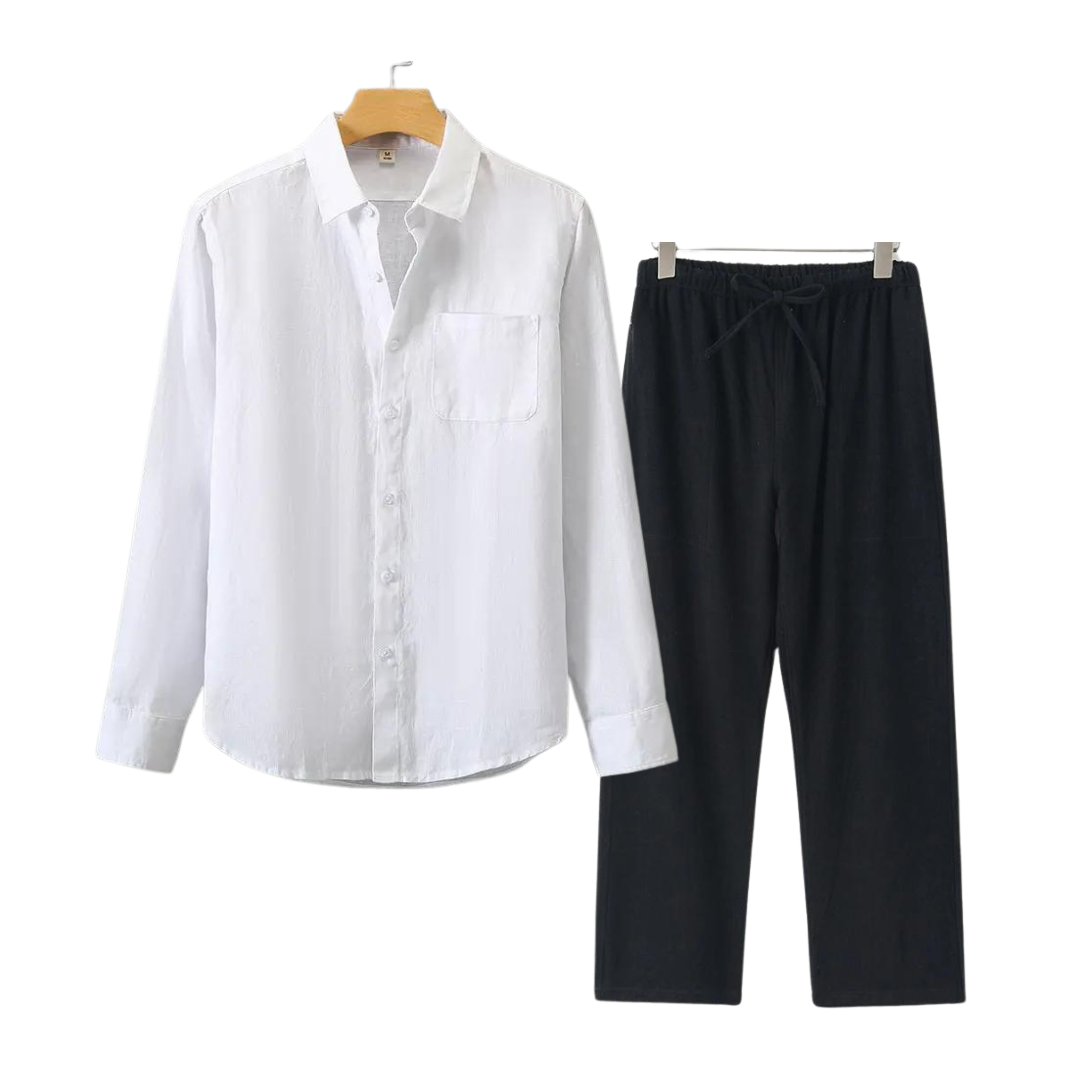 Conjunto Linge Valmont — Distinción sin esfuerzo | Beige