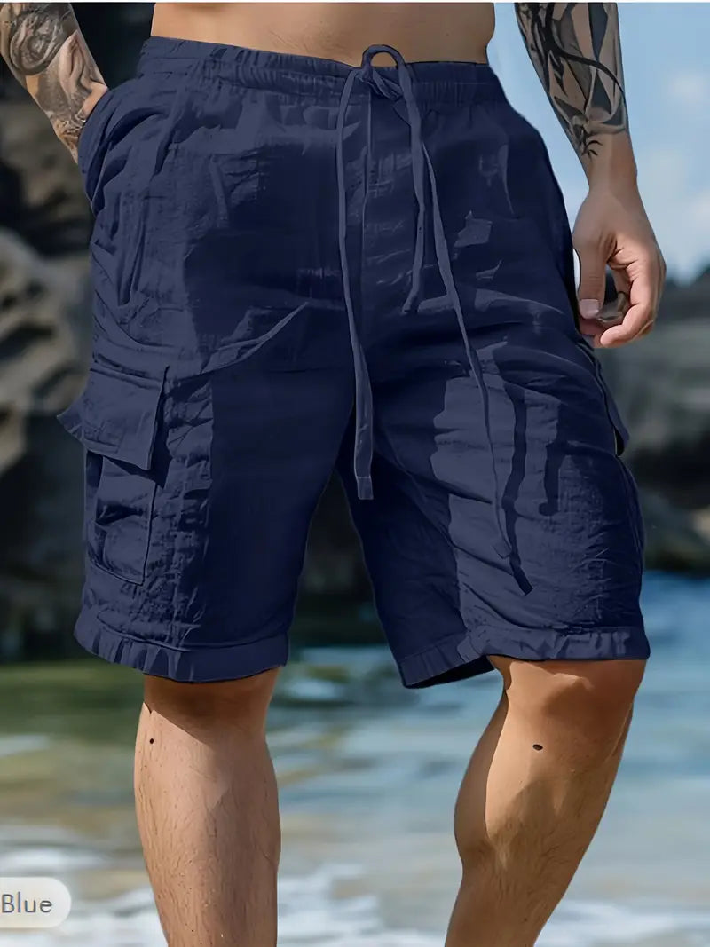Short Elastic Valmont — Distinción sin esfuerzo | Azul