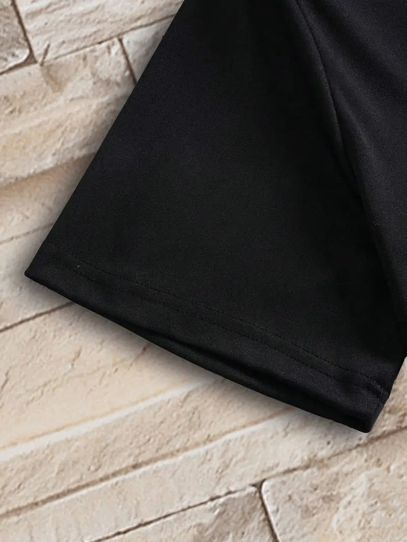 Camiseta Stylé Valmont — Distinción sin esfuerzo | Negro