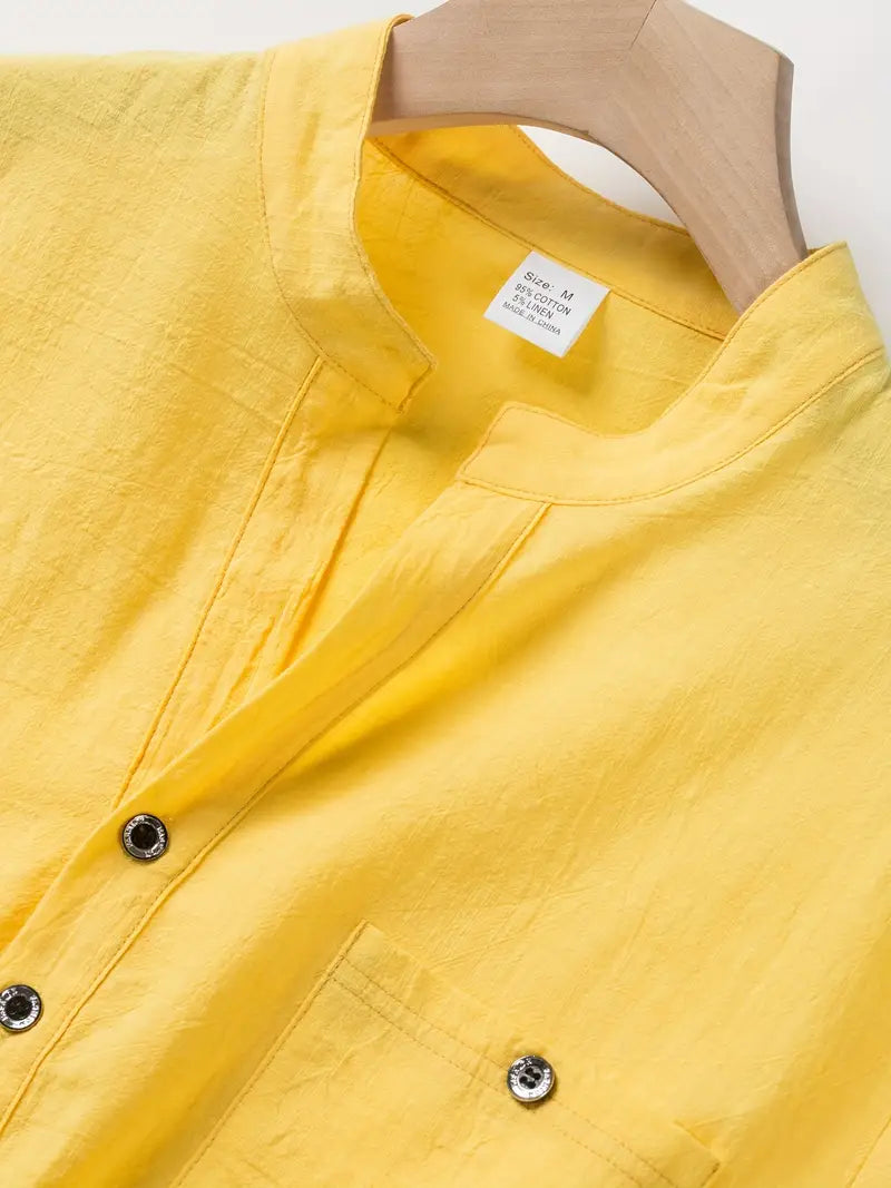 Camisa Summer Valmont — Distinción sin esfuerzo | Azul