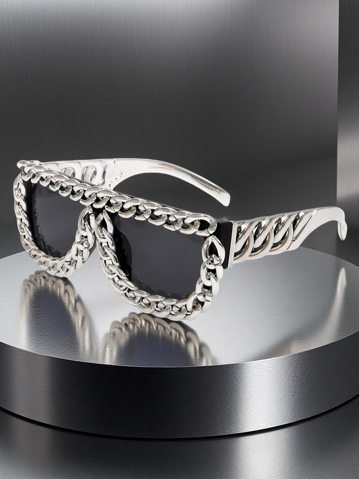 Gafas Square Chain Valmont — Actitud irresistible | Negro