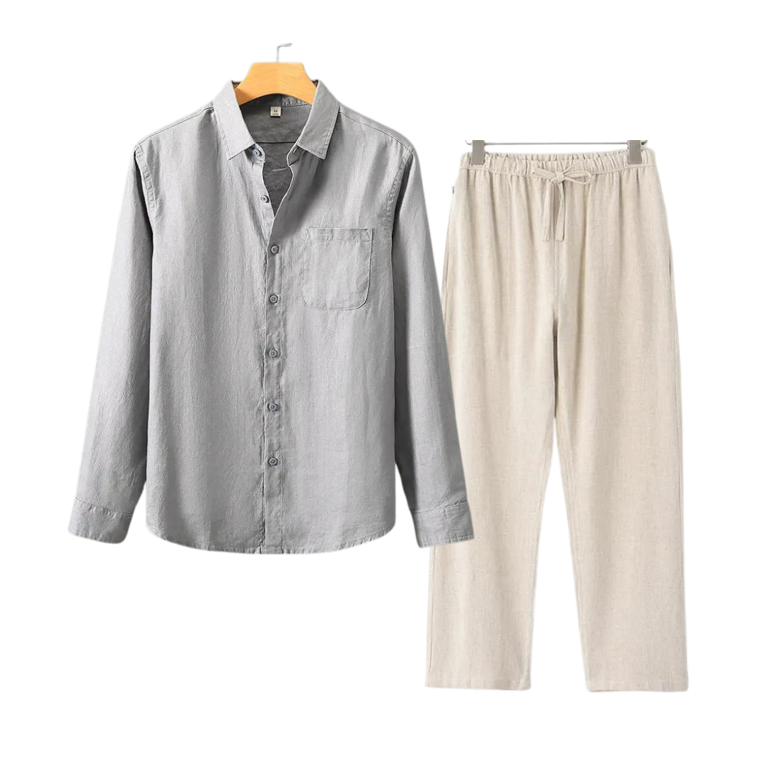 Conjunto Linge Valmont — Distinción sin esfuerzo | Beige
