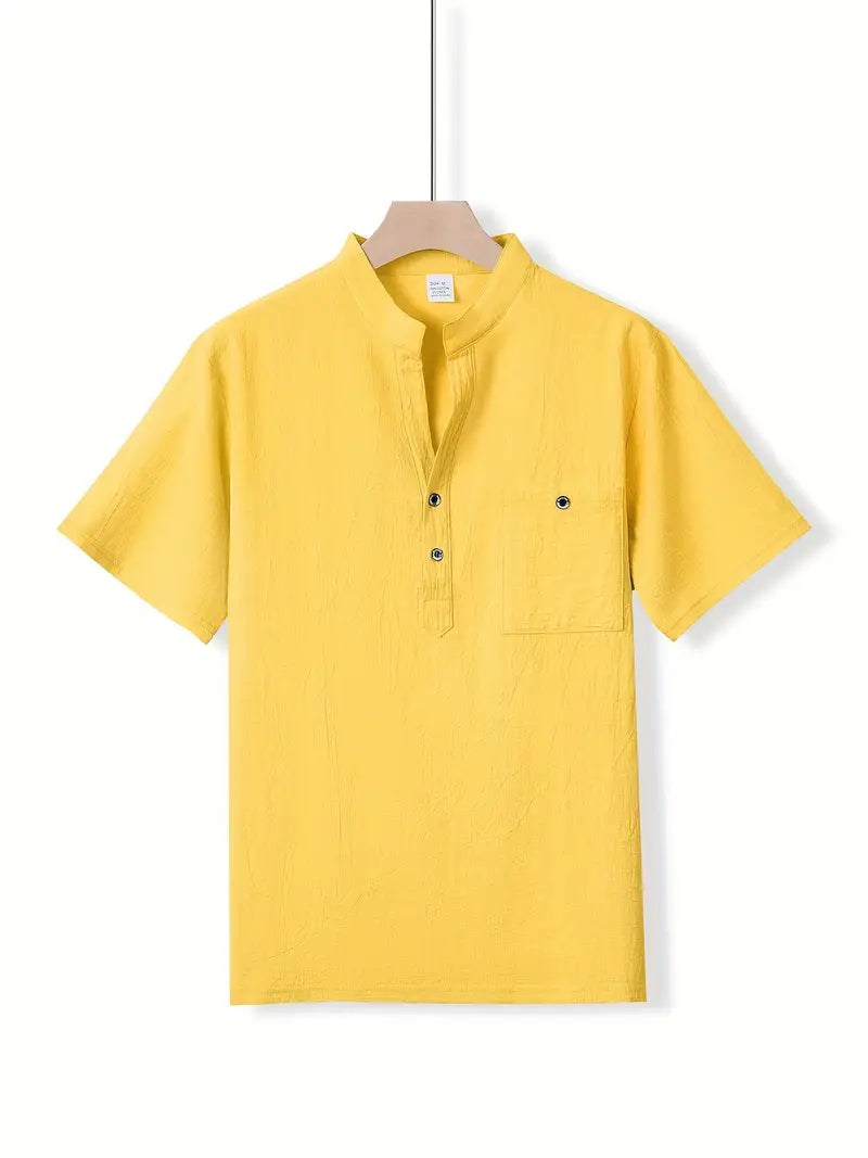 Camisa Summer Valmont — Distinción sin esfuerzo | Azul