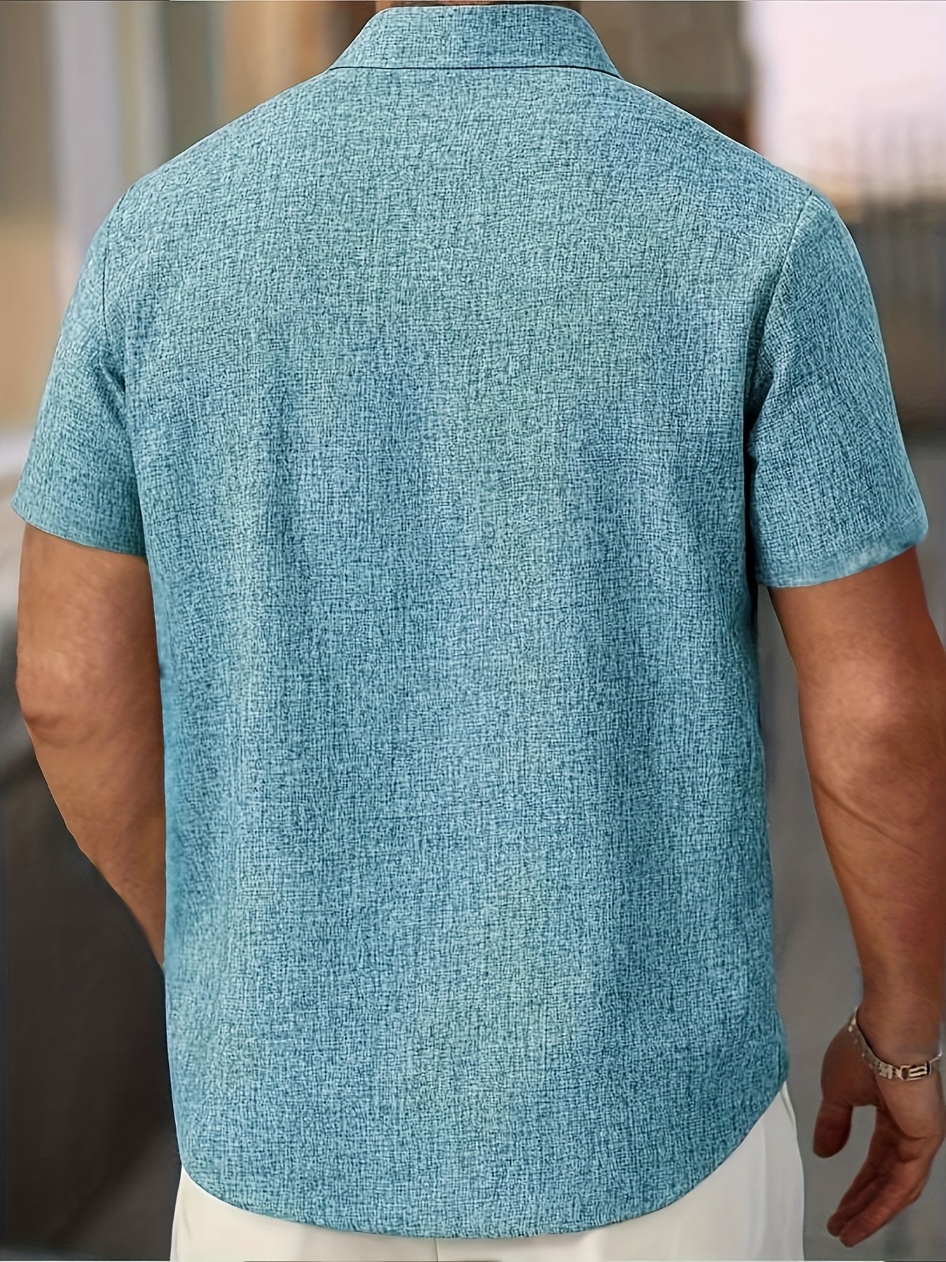Camisa Lin Valmont — Distinción sin esfuerzo | Beige