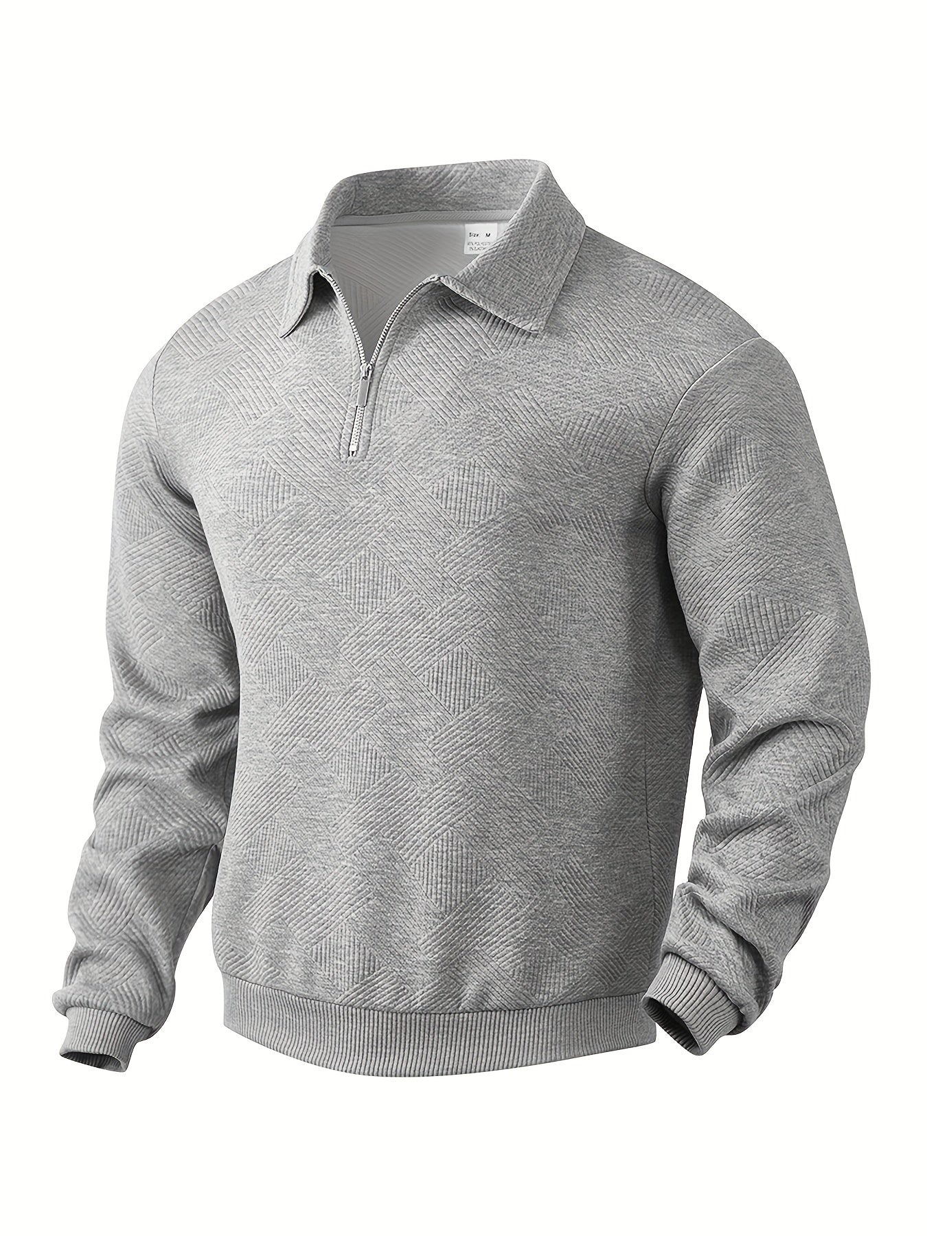Jerseys Didier – Pull zippé vintage avec design géométrique Valmont — suavidad que viste con distinción | Didier – Pull zippé vintage avec design géométrique