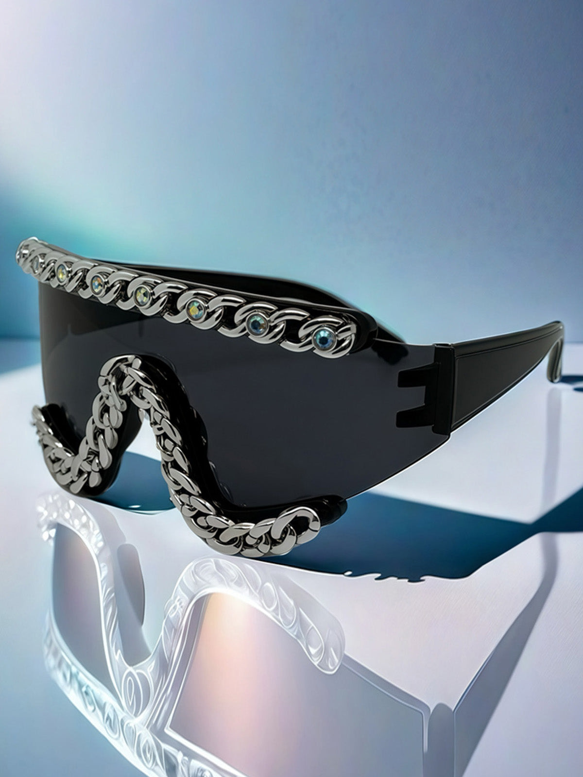 Gafas Chain Glam Valmont — Actitud irresistible | Dorado