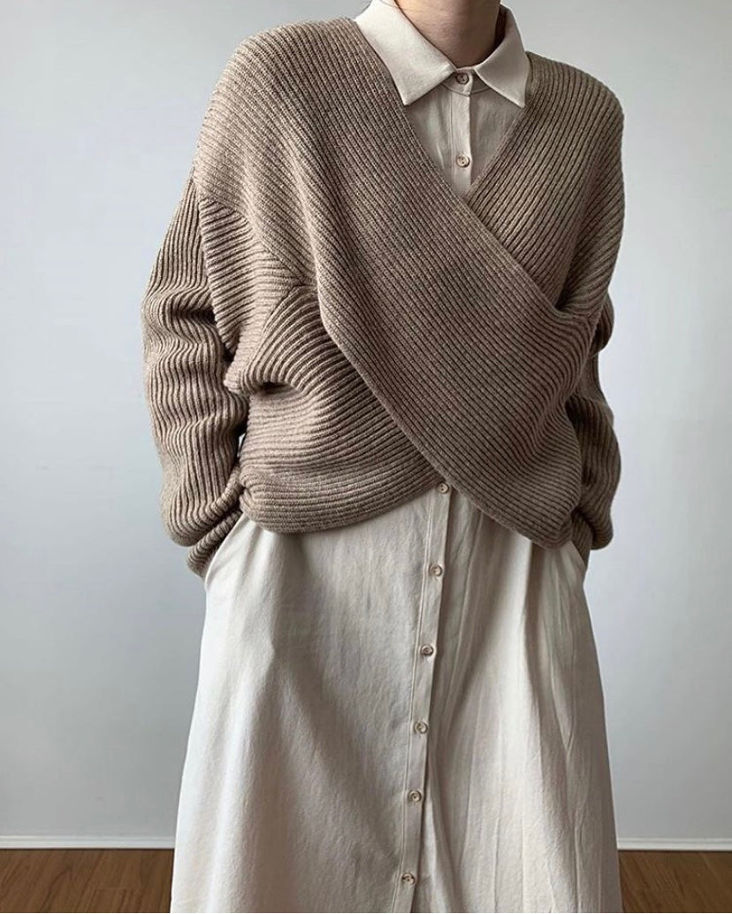 Jersey Croisé II Valmont — Elegancia irresistible | Blanco