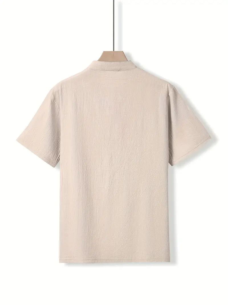 Camisa Summer Valmont — Distinción sin esfuerzo | Azul