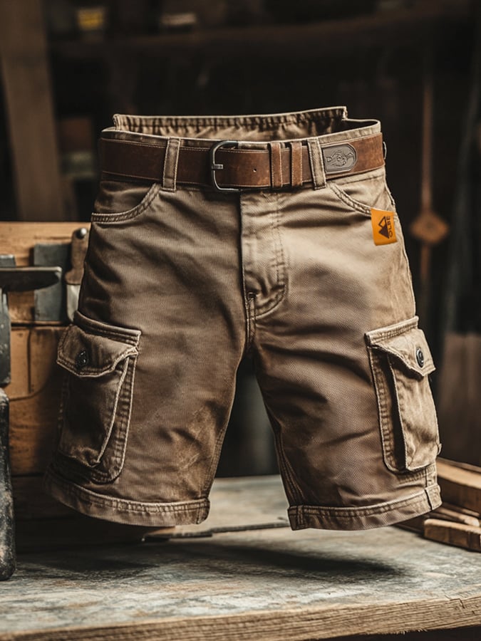 Pantalón Cargo Adam Valmont — Hombre Outdoor Premium | Negro y Kaki