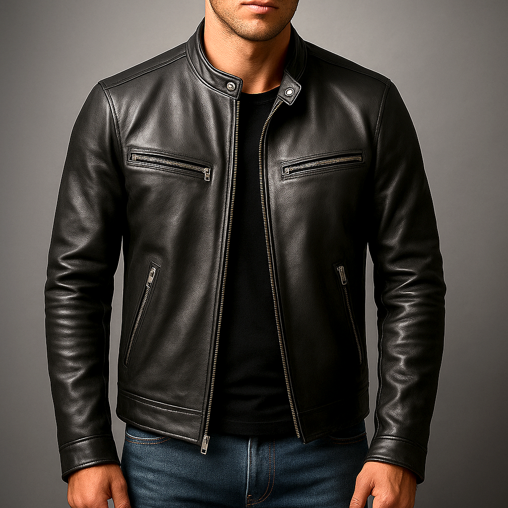 Chaqueta Vintage Valmont — Distinción sin esfuerzo | Negro