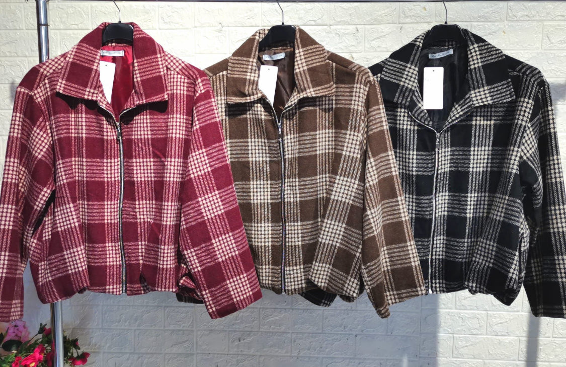 Rossella Check Valmont — Chaqueta Acolchada Cuadros Escoceses | Scottish Luxe