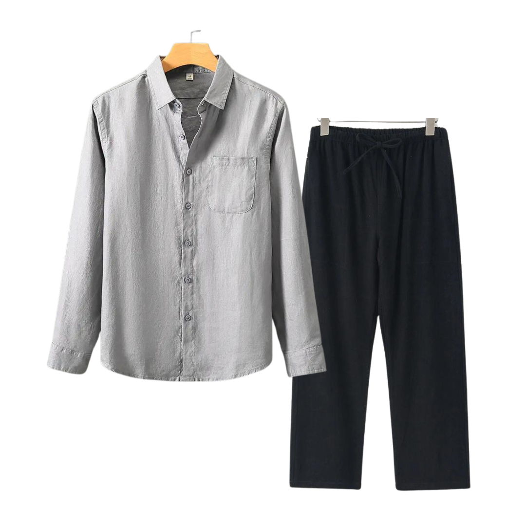 Conjunto Linge Valmont — Distinción sin esfuerzo | Beige