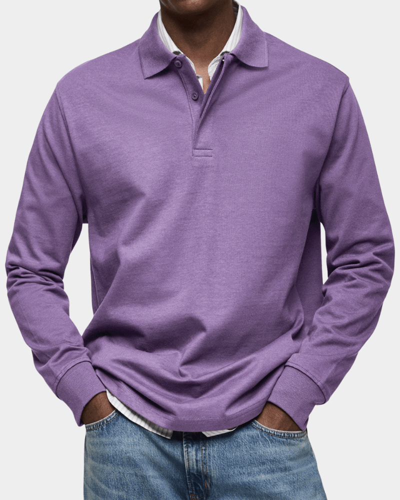 Polo Henri Valmont — Clásico Manga Larga Premium | 10 Colores