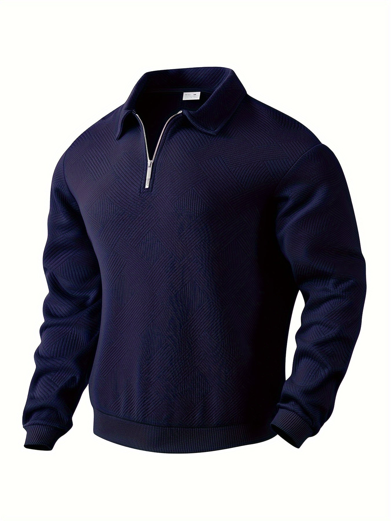 Jerseys Didier – Pull zippé vintage avec design géométrique Valmont — suavidad que viste con distinción | Didier – Pull zippé vintage avec design géométrique