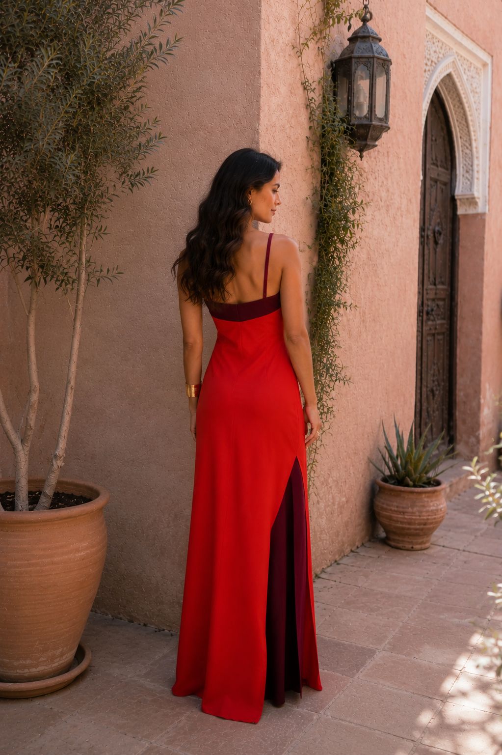 Oasis Rojo Valmont — Vestido | Colección Marrakech