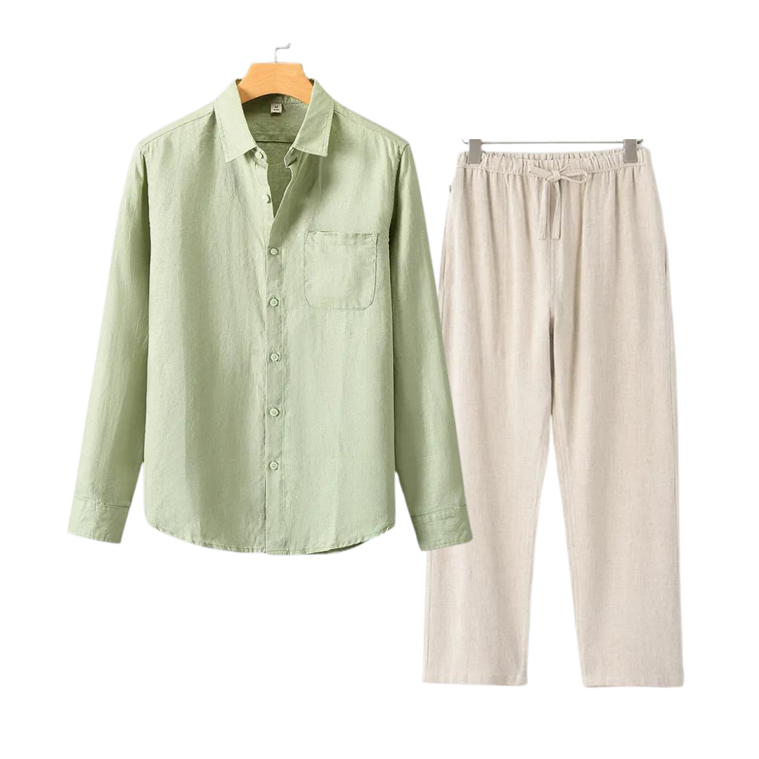 Conjunto Linge Valmont — Distinción sin esfuerzo | Beige