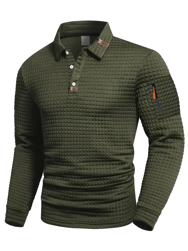 Polo Luxe Valmont — Distinción sin esfuerzo | Azul