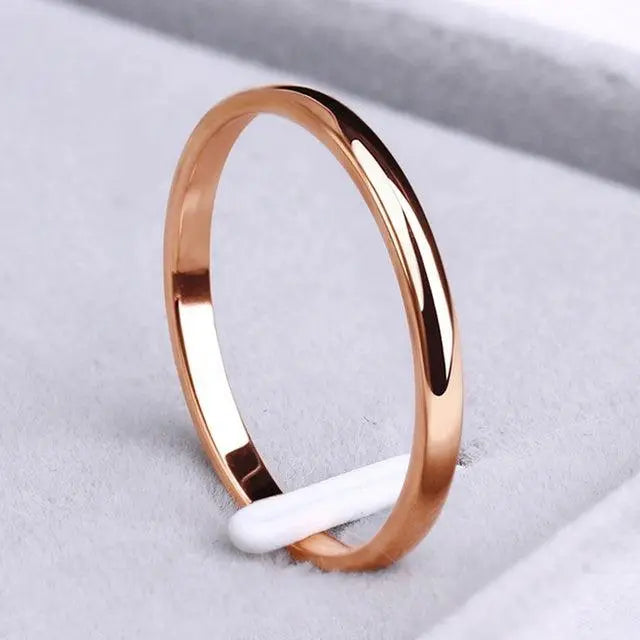 Anillo Simple Bicolor Valmont — Elegancia irresistible | Plateado