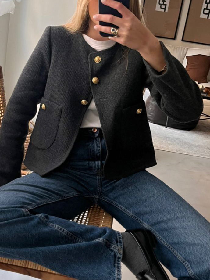 Blazer Old Money Valmont detalle