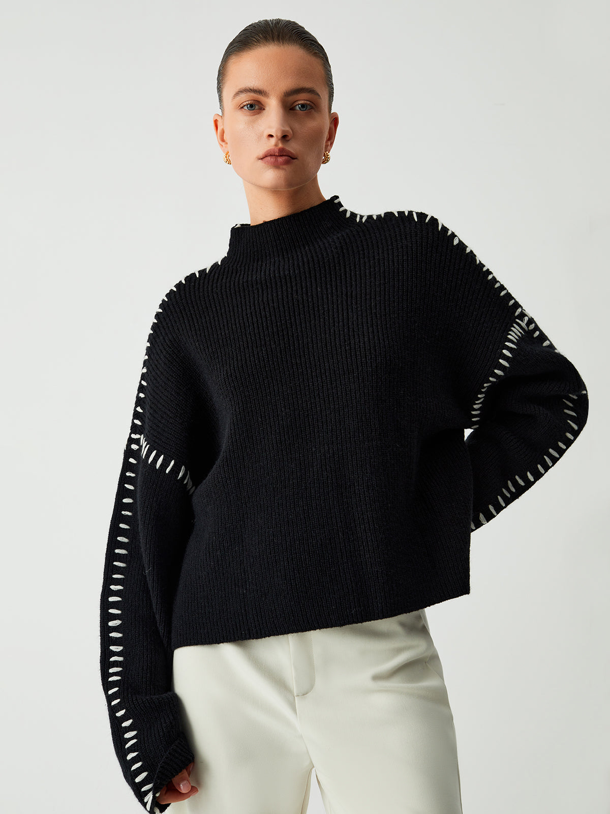 Jersey Oversize Valmont — Elegancia irresistible | Gris