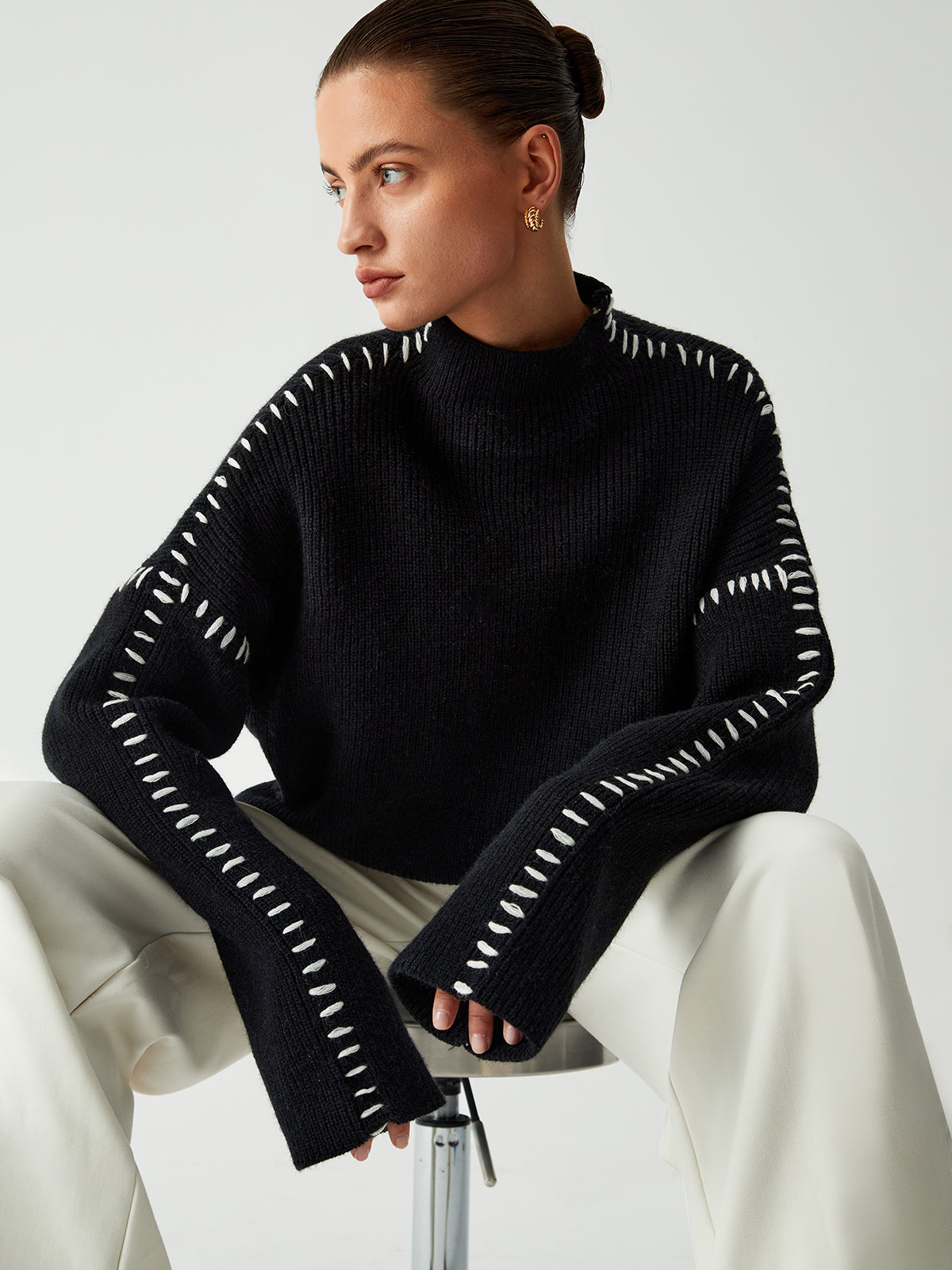 Jersey Oversize Valmont — Elegancia irresistible | Gris