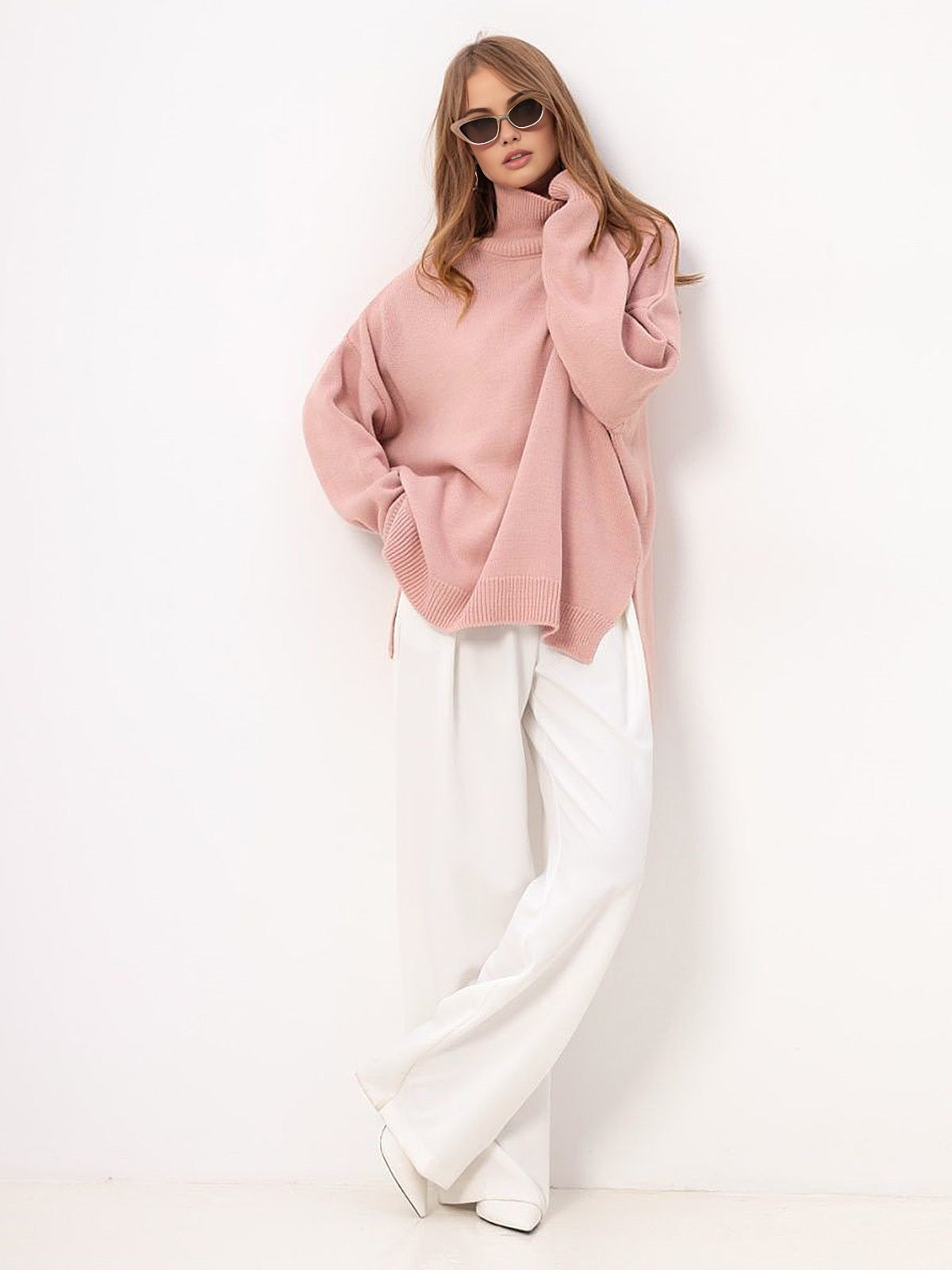 Jersey Fendu Valmont — Elegancia irresistible | Beige
