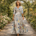 Lillian Valmont — Vestido Maxi Cruzado Fluido | Feminidad 2026