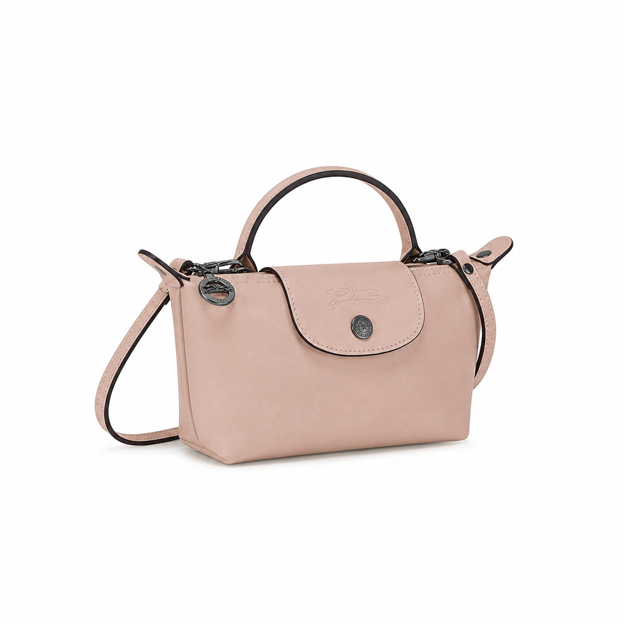 Parisien Valmont — Mini Bolso Piel Rosa Cuarzo | Quartz Précieux