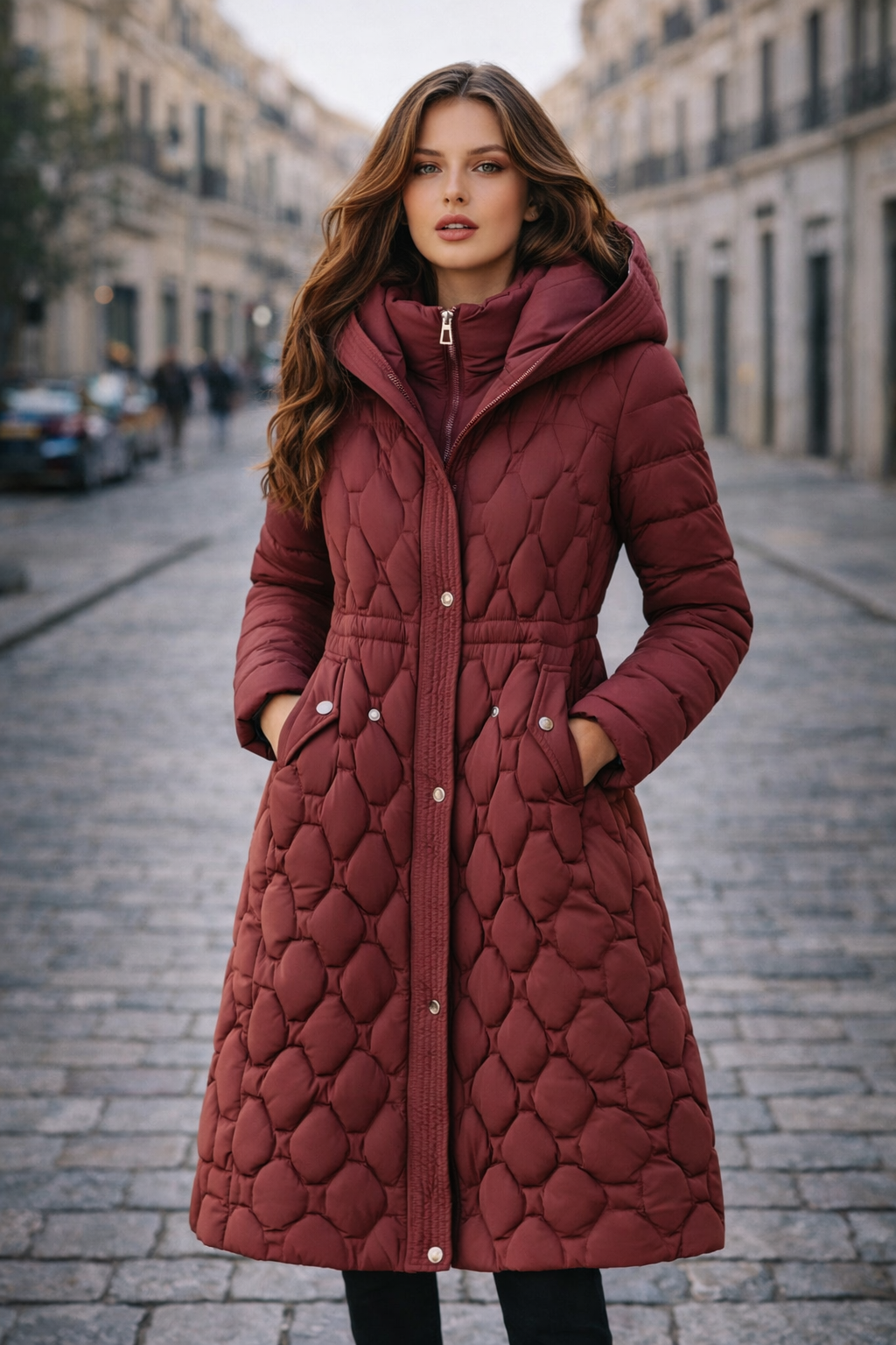Célestine Valmont — Abrigo Largo Acolchado Edition Luxe | LIQUIDACIÓN 70%