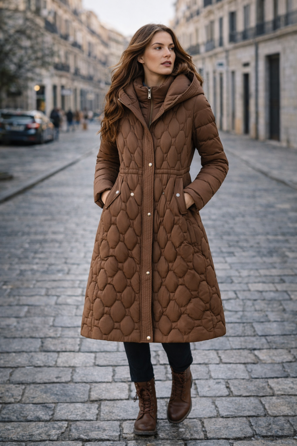 Célestine Valmont — Abrigo Largo Acolchado Edition Luxe | LIQUIDACIÓN 70%
