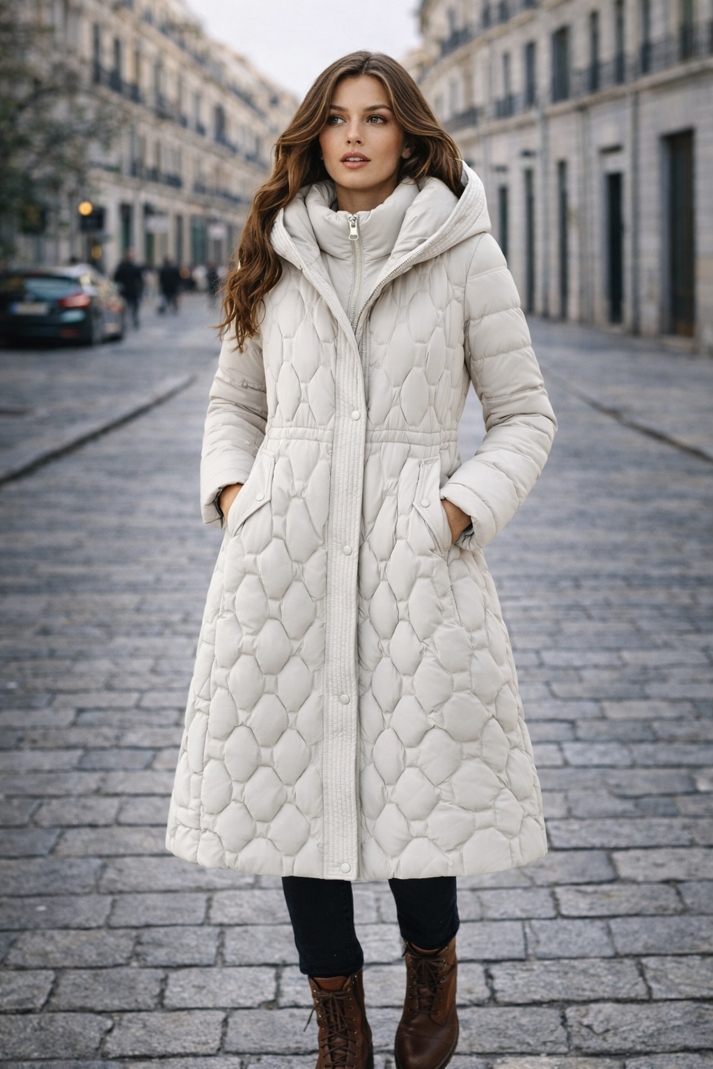 Célestine Valmont — Abrigo Largo Acolchado Edition Luxe | LIQUIDACIÓN 70%