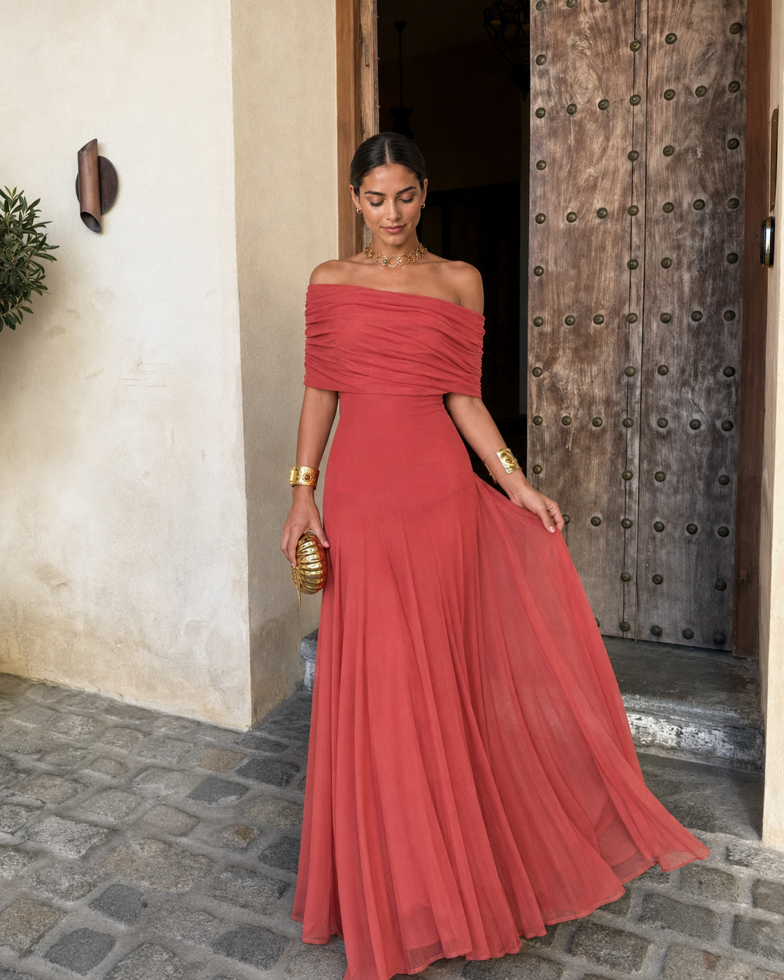 Toledo Terracota Claro Valmont — Vestido | Colección Marrakech