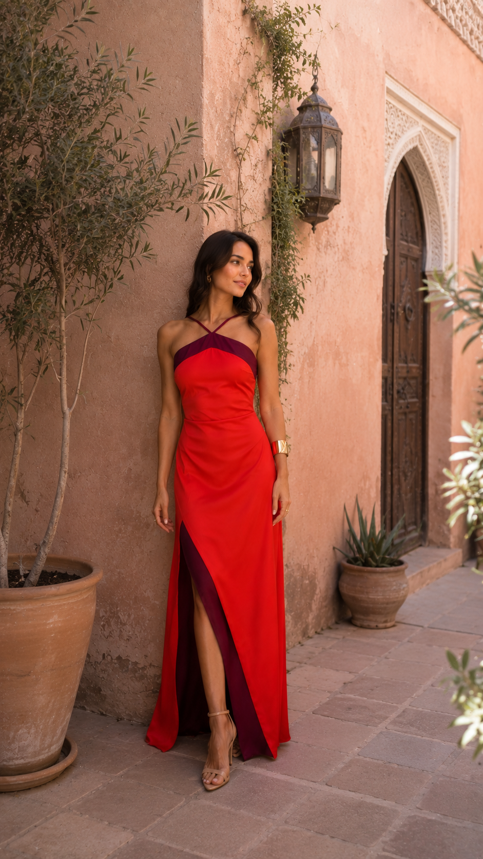 Oasis Rojo Valmont — Vestido | Colección Marrakech
