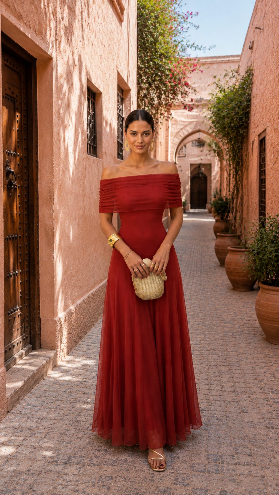 Toledo Terracota Valmont — Vestido | Colección Marrakech