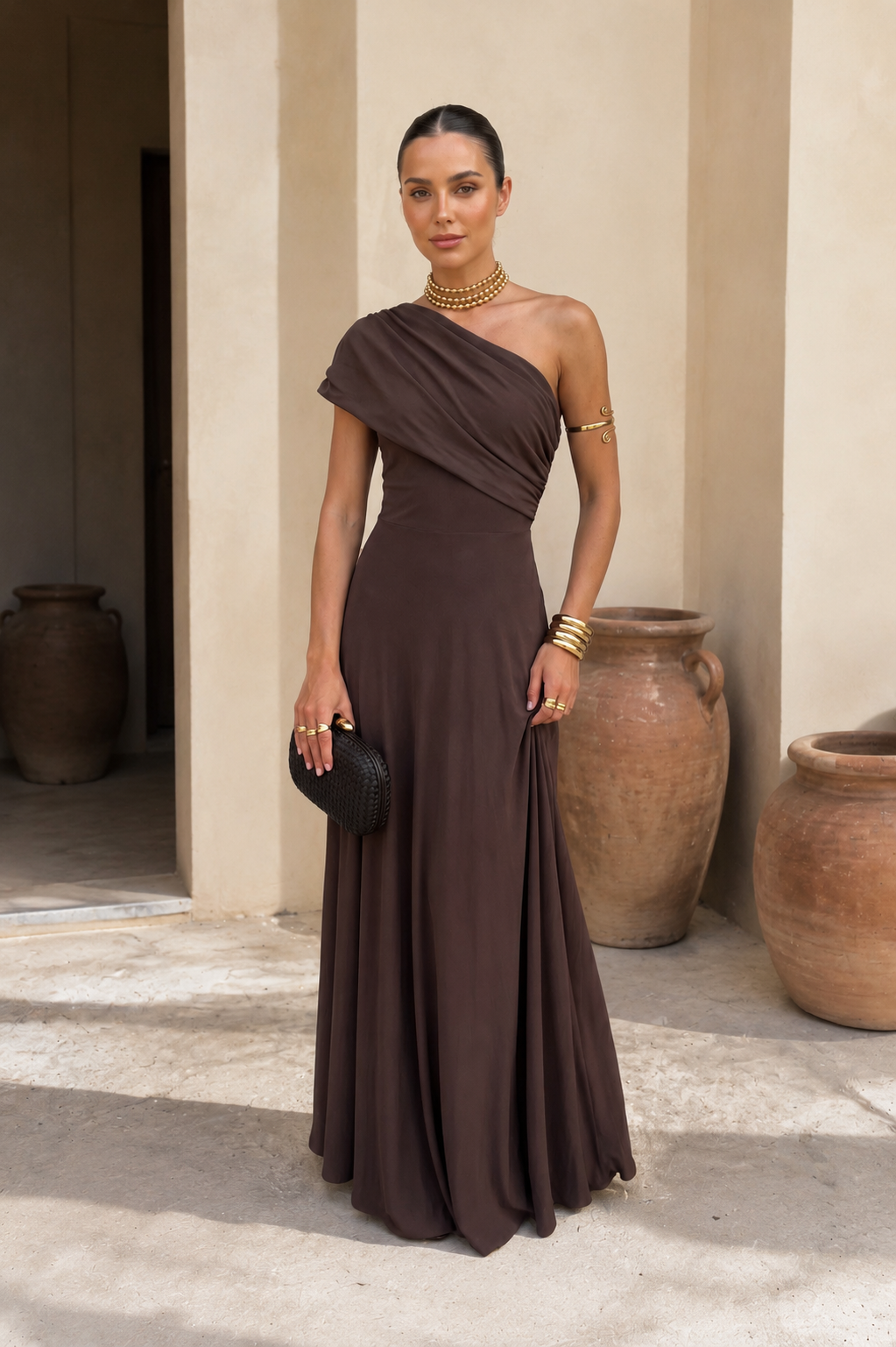 Toledo Marrón Valmont — Vestido | Colección Marrakech