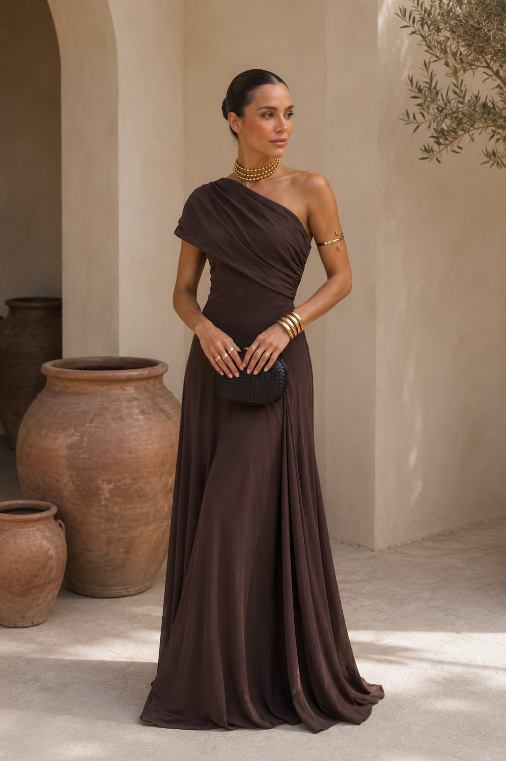 Toledo Marrón Valmont — Vestido | Colección Marrakech